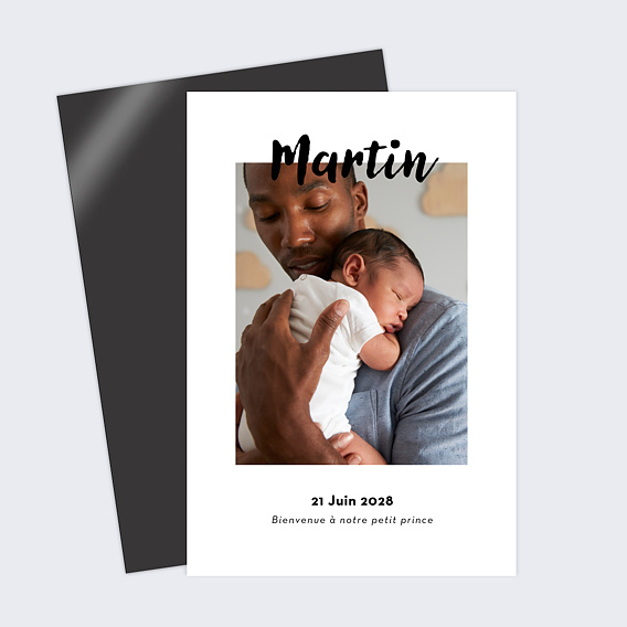 Faire part naissance Bienvenue