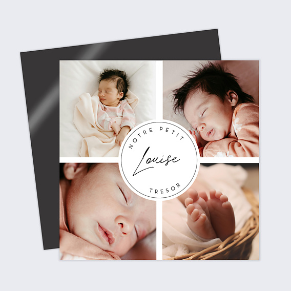 Faire part naissance Petit trésor