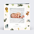 Faire part naissance Polaroïd jungle Après 1