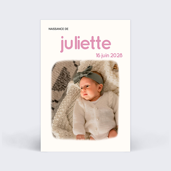 Faire part naissance Livre jeunesse