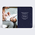 Faire-part Naissance Ourson et cosmos