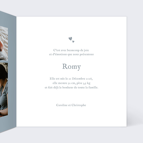 Faire-part Naissance Romy