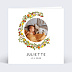 Faire part naissance Couronne fruitée Recto