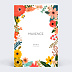 Faire part naissance Floraison