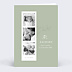 Faire part naissance Photomaton Amande Recto