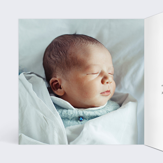 Faire-part Naissance Linge de Famille
