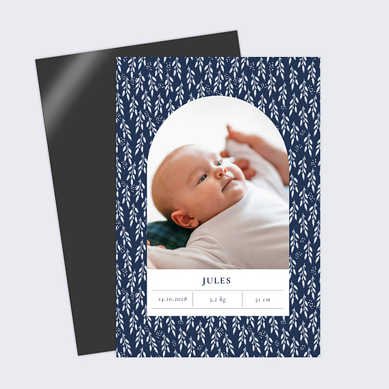 Faire part naissance Liverty Hiver