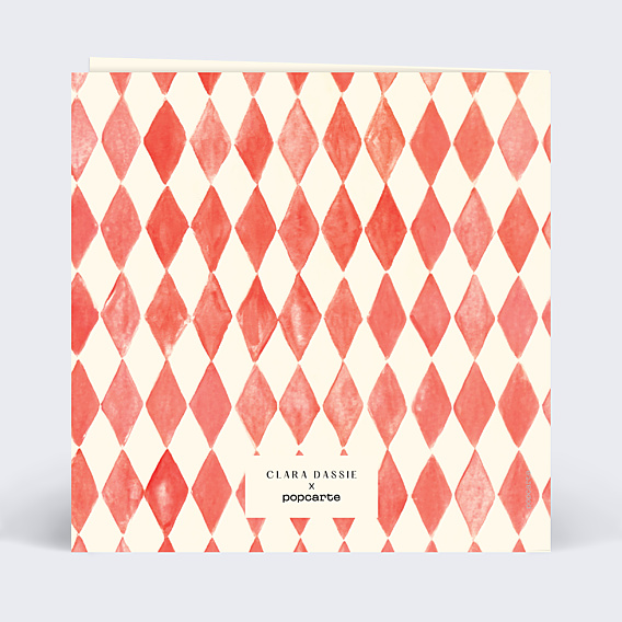Faire-part Naissance Ours acrobate - Clara Dassie x Popcarte