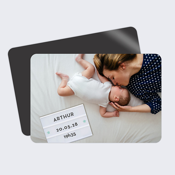 Faire part naissance Lightbox