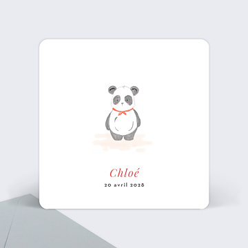 Faire-part Naissance Baby panda