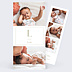 Faire-part Naissance Lettrine Multiphoto