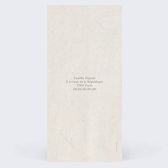 Faire-part Naissance Pictos Douceur de Lin