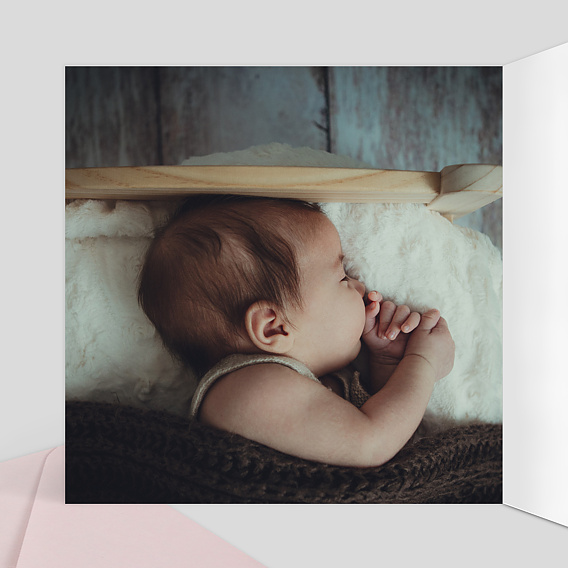 Faire part naissance Jasmin Intérieur Gauche