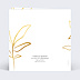 Faire part naissance Feuillage délicat Verso