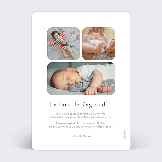 Faire-part Naissance Grande Sœur