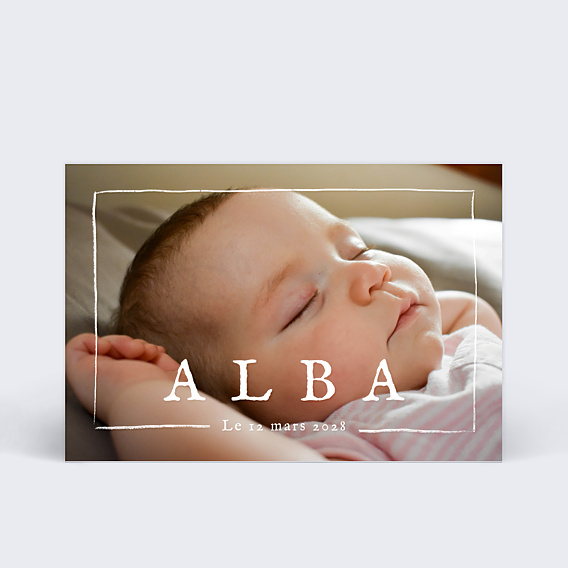 Faire-part Naissance Joli cadre