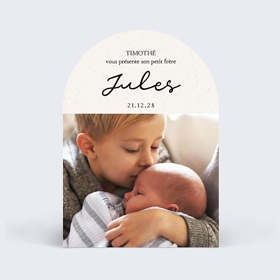 Faire part naissance Mon petit frère