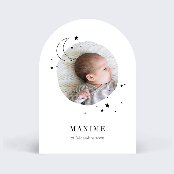 Faire part naissance Constellation