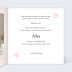 Faire-part Naissance Coeur Rose