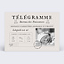 Faire part naissance Télégramme Recto