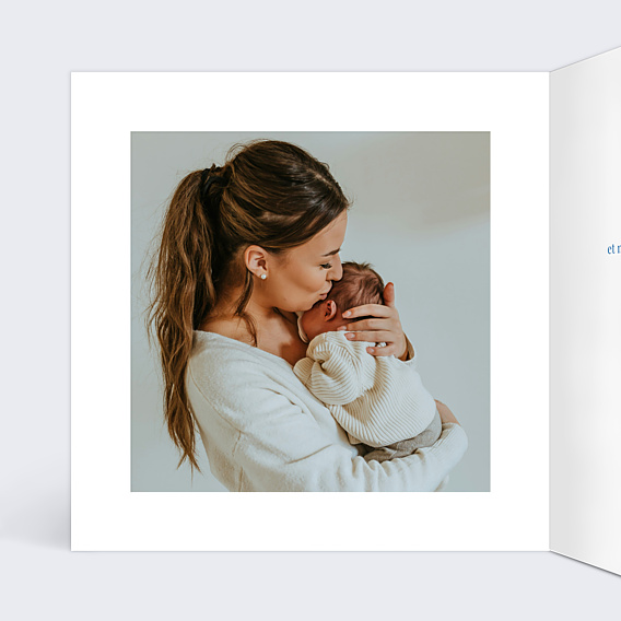 Faire-part Naissance Colombes minimalistes