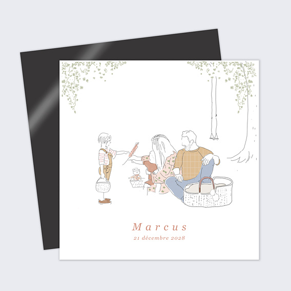 Faire part naissance Eden