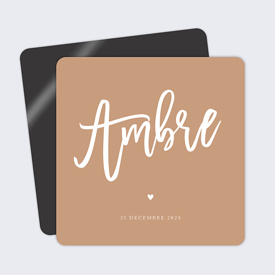 Faire part naissance Ambre