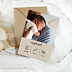 Faire-part Naissance Pictos Noisette