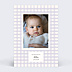 Faire-part Naissance Vichy Lila