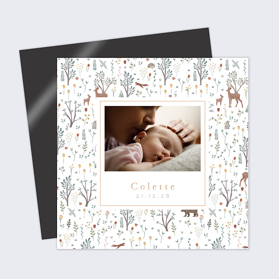 Faire part naissance Printemps Photo