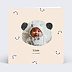 Faire part naissance Pattern Panda Recto
