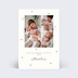 Faire-part Naissance Motif Coeur Lilas