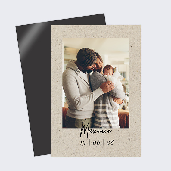 Faire part naissance Esprit Chiné