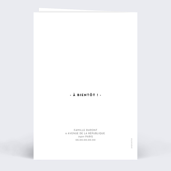 Faire-part Naissance Belles Lettres