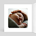 Faire part naissance Illustration Fille Intérieur Gauche
