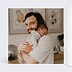 Faire part naissance Jolies Étoiles Intérieur Gauche