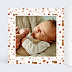 Faire part naissance Pattern Renardeau Intérieur Gauche