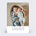Faire-part Naissance Minimaliste fratrie