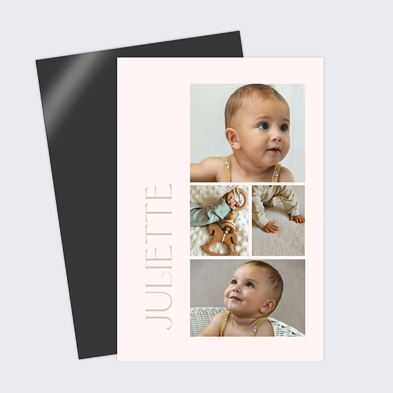 Faire part naissance Bébé d'été