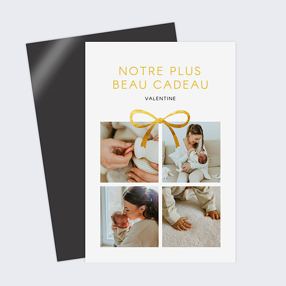 Faire part naissance Cadeau photo