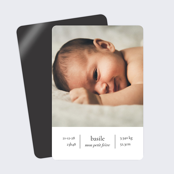 Faire part naissance Éditorial I