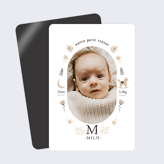 Faire part naissance Jouets terracotta