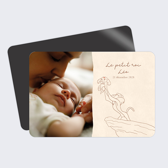 Faire part naissance Petit Roi