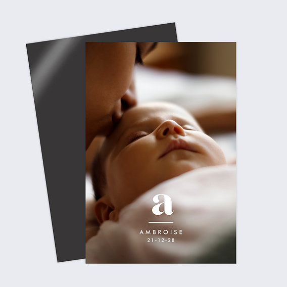 Faire part naissance Praline