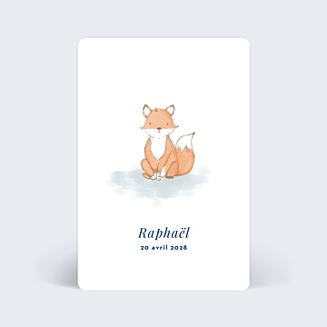 Faire-part Naissance Baby fox