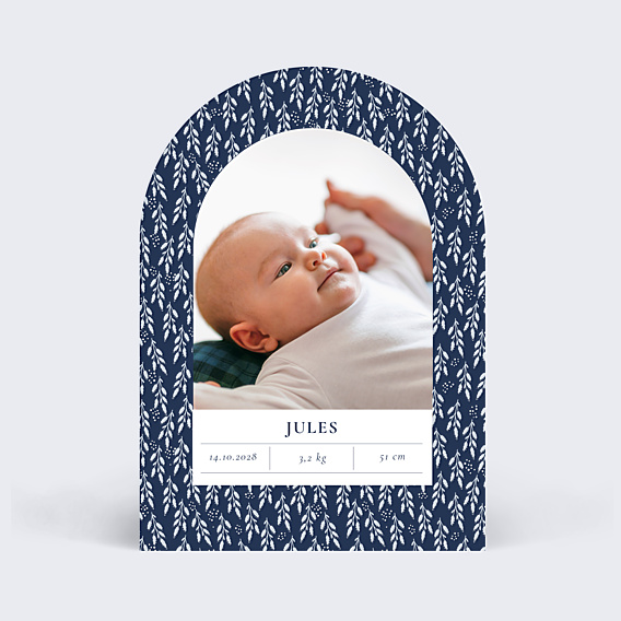 Faire-part Naissance Liverty Hiver