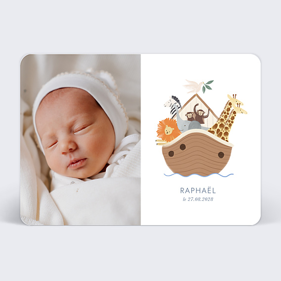Faire-part Naissance Arche de Noé