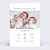 Faire-part Naissance Jumeaux Citation