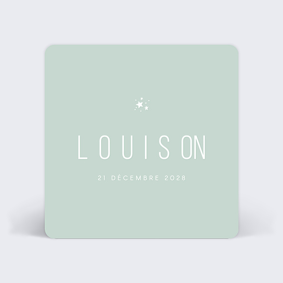 Faire part naissance Louison