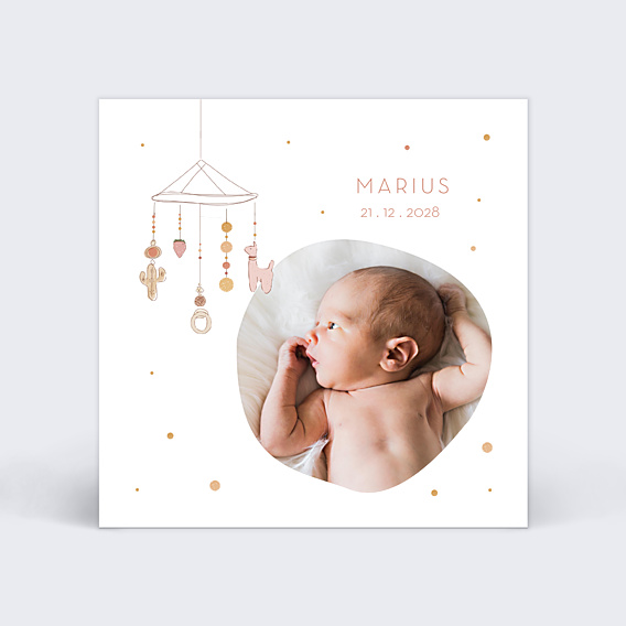 Faire-part Naissance Mobile